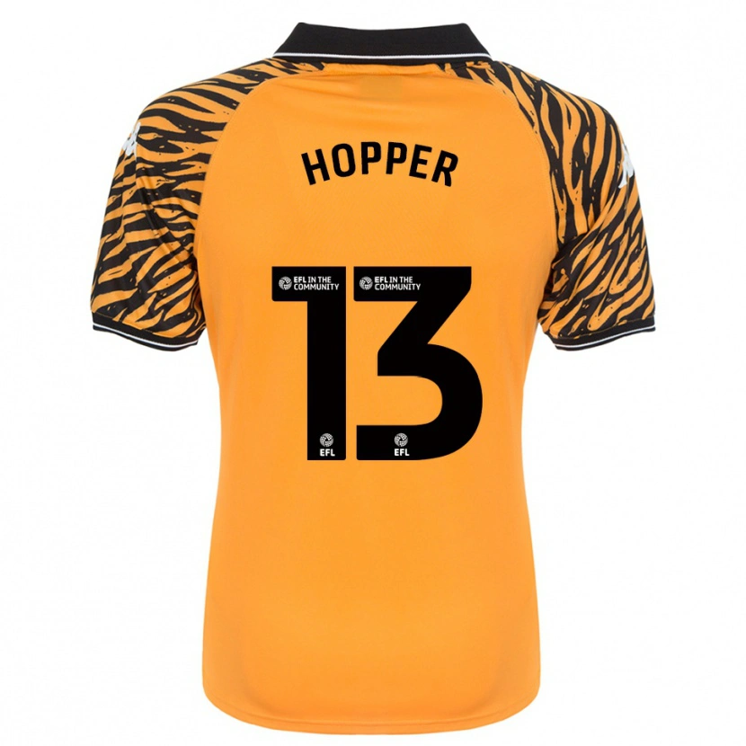 Danxen Mulher Camisola Jake Hopper #13 Laranja Preto Principal 2025/26 Camisa Brasil