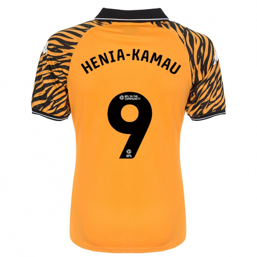 Danxen Mulher Camisola Sammy Henia-Kamau #9 Laranja Preto Principal 2025/26 Camisa Brasil