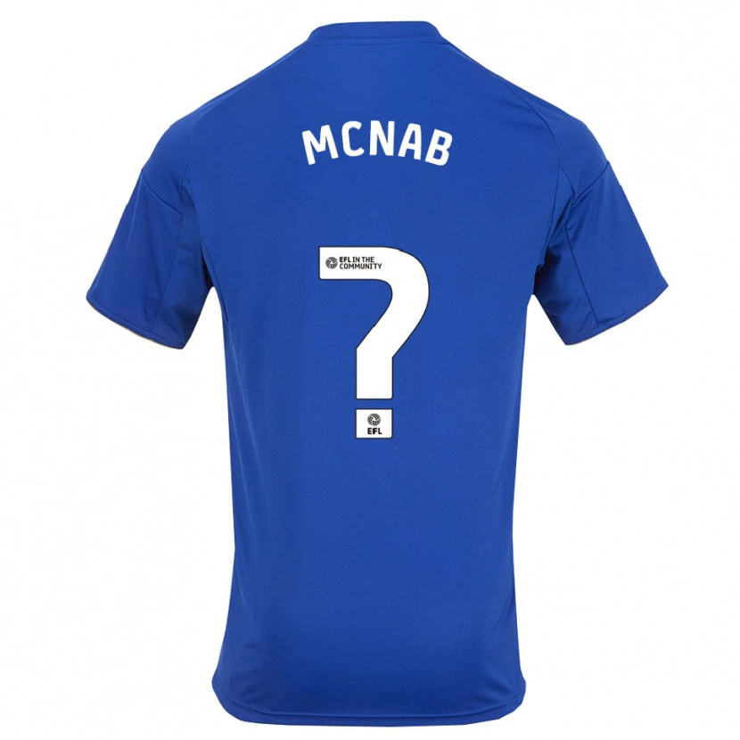 Danxen Mulher Camisola Lewis Mcnab #0 Azul Dourado Principal 2025/26 Camisa Brasil