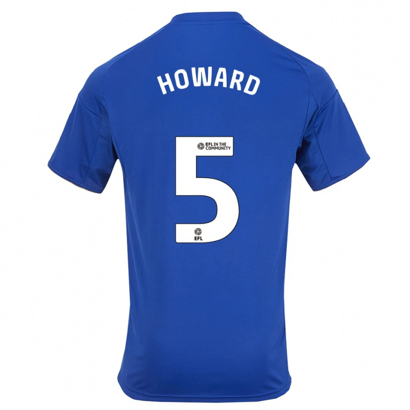 Danxen Mulher Camisola Sophie Howard #5 Azul Dourado Principal 2025/26 Camisa Brasil