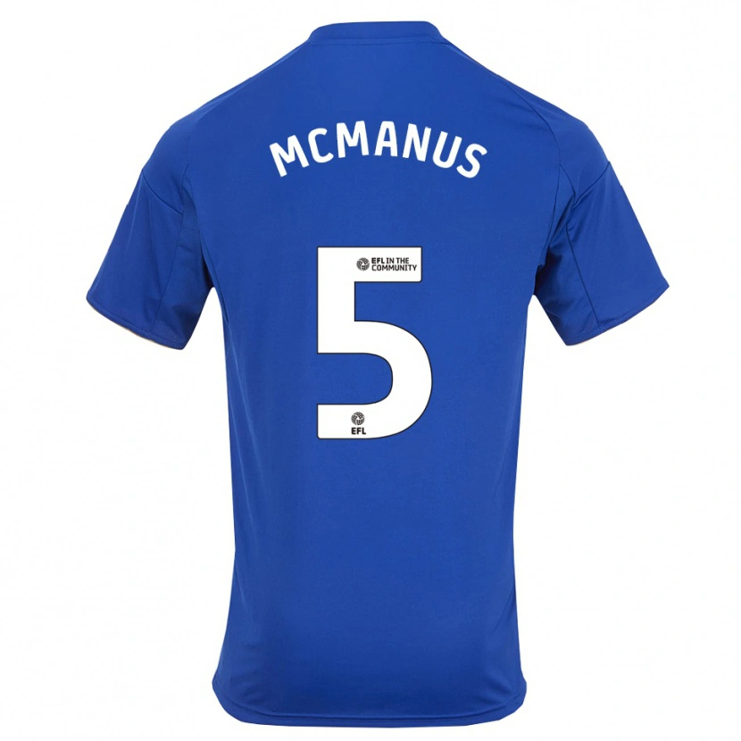Danxen Mulher Camisola Abbie Mcmanus #5 Azul Dourado Principal 2025/26 Camisa Brasil