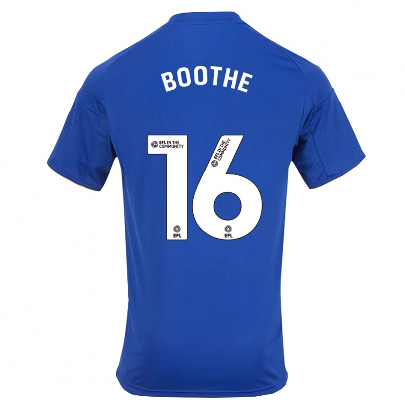 Danxen Mulher Camisola Christian Boothe #16 Azul Dourado Principal 2025/26 Camisa Brasil