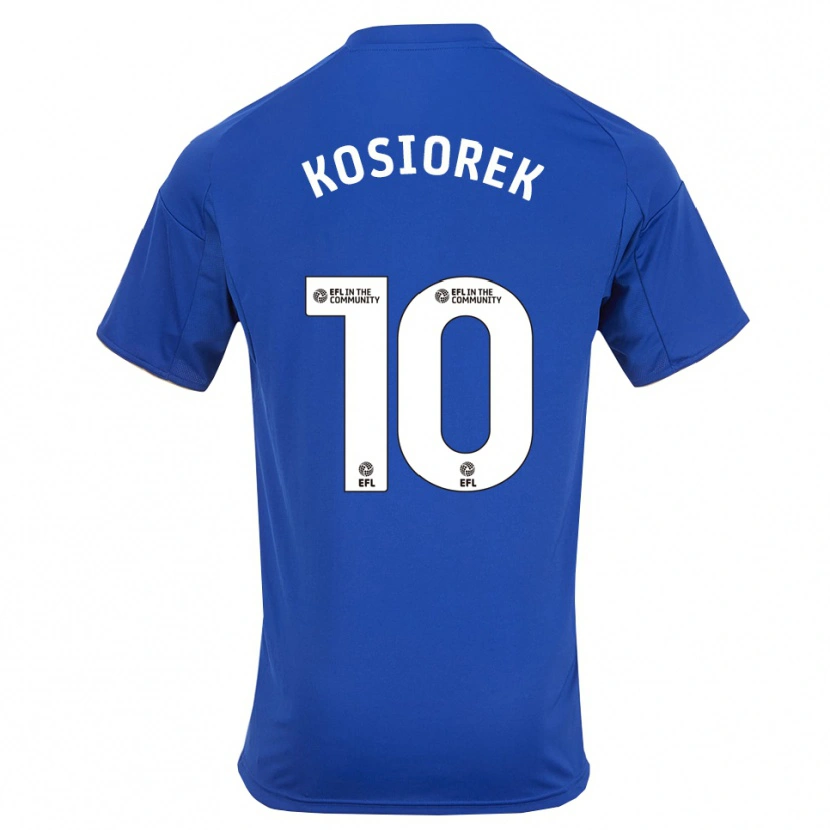 Danxen Mulher Camisola Bartosz Kosiorek #10 Azul Dourado Principal 2025/26 Camisa Brasil