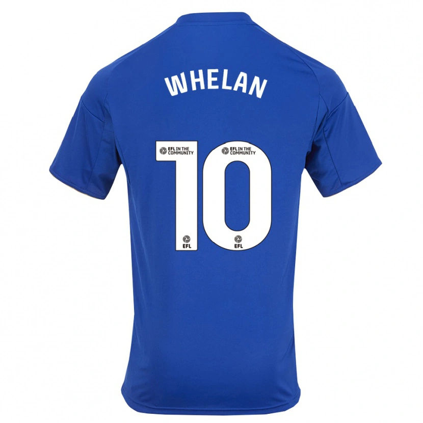 Danxen Mulher Camisola Aileen Whelan #10 Azul Dourado Principal 2025/26 Camisa Brasil