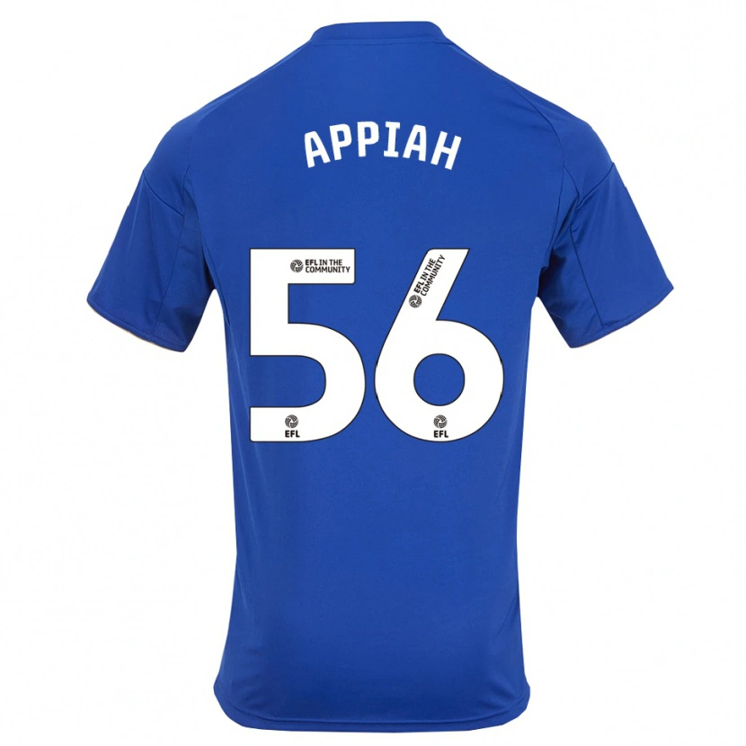 Danxen Mulher Camisola Paul Appiah #56 Azul Dourado Principal 2025/26 Camisa Brasil