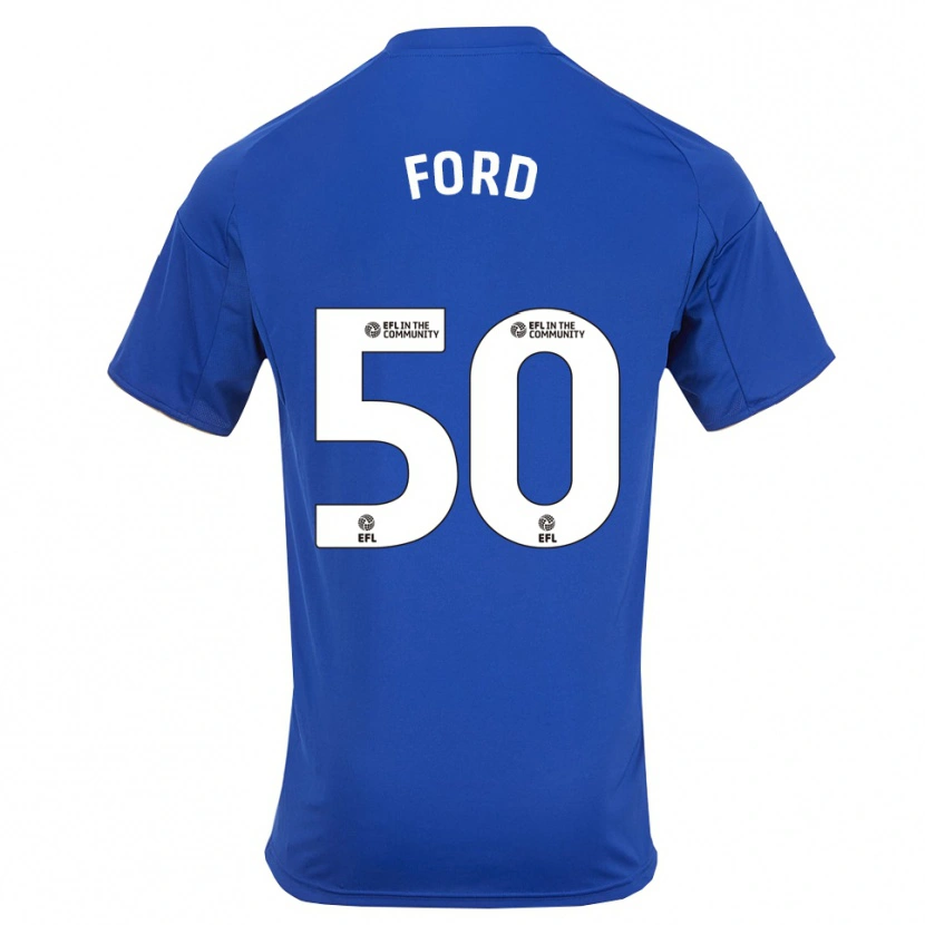 Danxen Mulher Camisola Harvey Godsmark Ford #50 Azul Dourado Principal 2025/26 Camisa Brasil