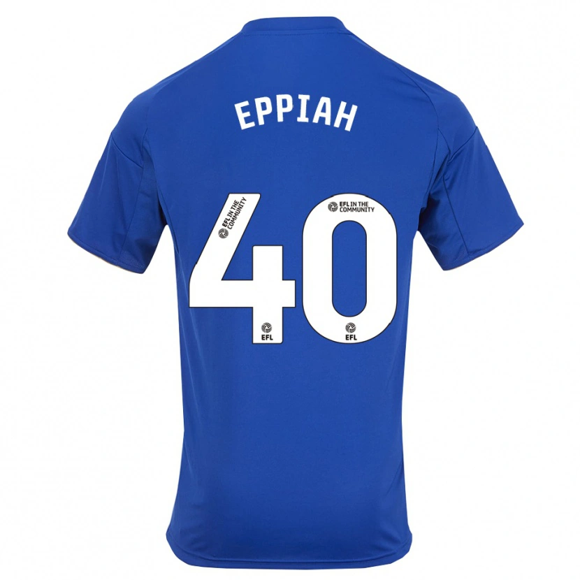 Danxen Mulher Camisola Josh Eppiah #40 Azul Dourado Principal 2025/26 Camisa Brasil