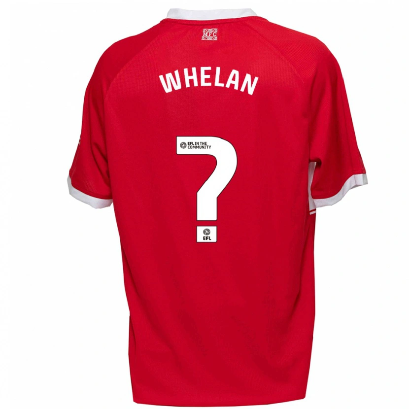 Danxen Mulher Camisola Frankie Whelan #0 Vermelho Branco Principal 2025/26 Camisa Brasil