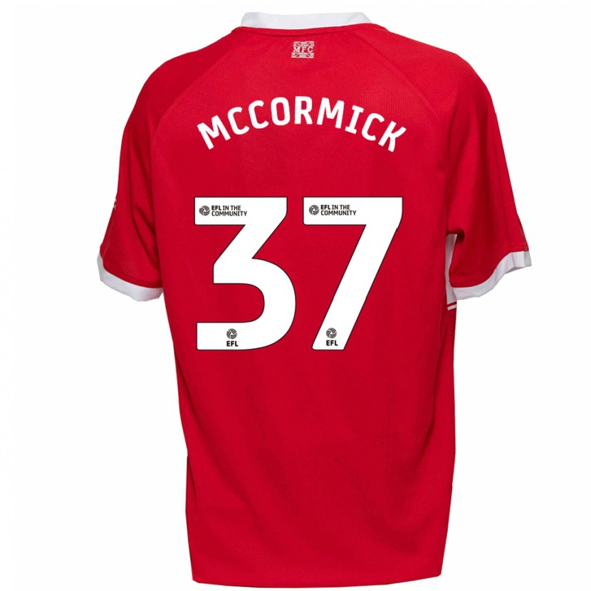 Danxen Mulher Camisola George Mccormick #37 Vermelho Branco Principal 2025/26 Camisa Brasil