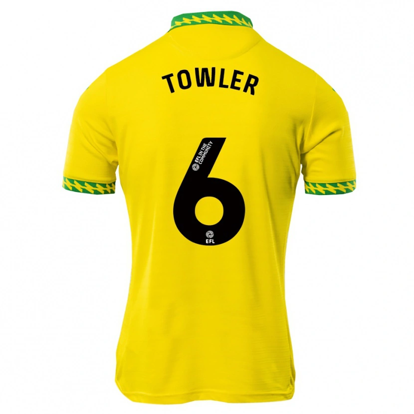 Danxen Mulher Camisola Luke Towler #6 Branco Verde Principal 2025/26 Camisa Brasil