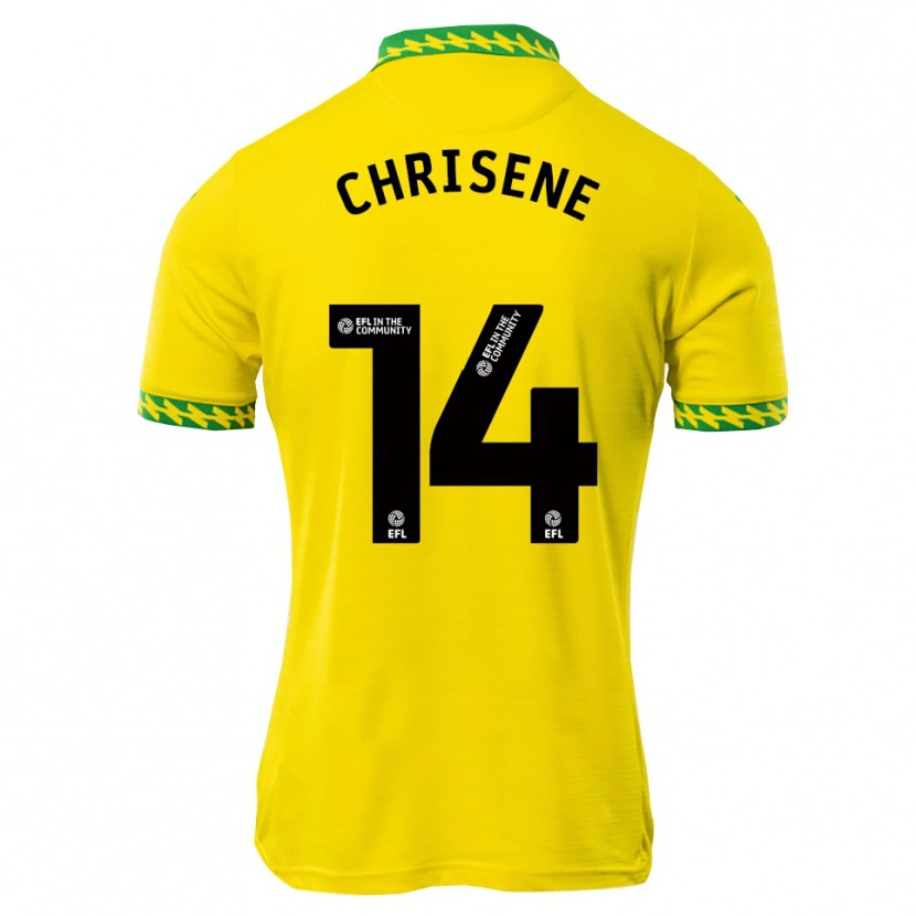 Danxen Mulher Camisola Ben Chrisene #14 Branco Verde Principal 2025/26 Camisa Brasil
