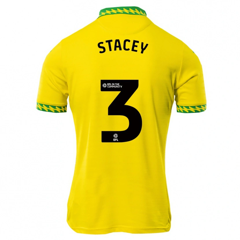Danxen Mulher Camisola Jack Stacey #3 Branco Verde Principal 2025/26 Camisa Brasil