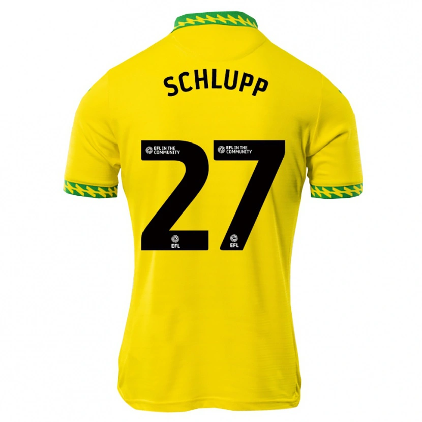 Danxen Mulher Camisola Jeffrey Schlupp #27 Branco Verde Principal 2025/26 Camisa Brasil