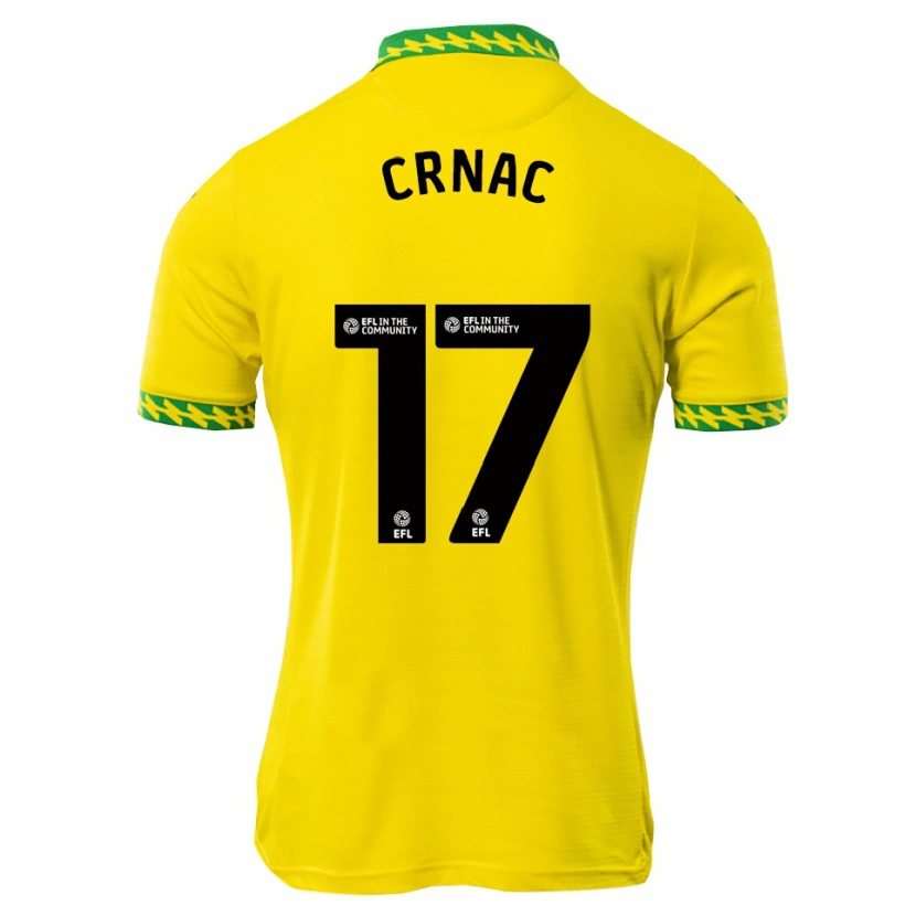Danxen Mulher Camisola Ante Crnac #17 Branco Verde Principal 2025/26 Camisa Brasil