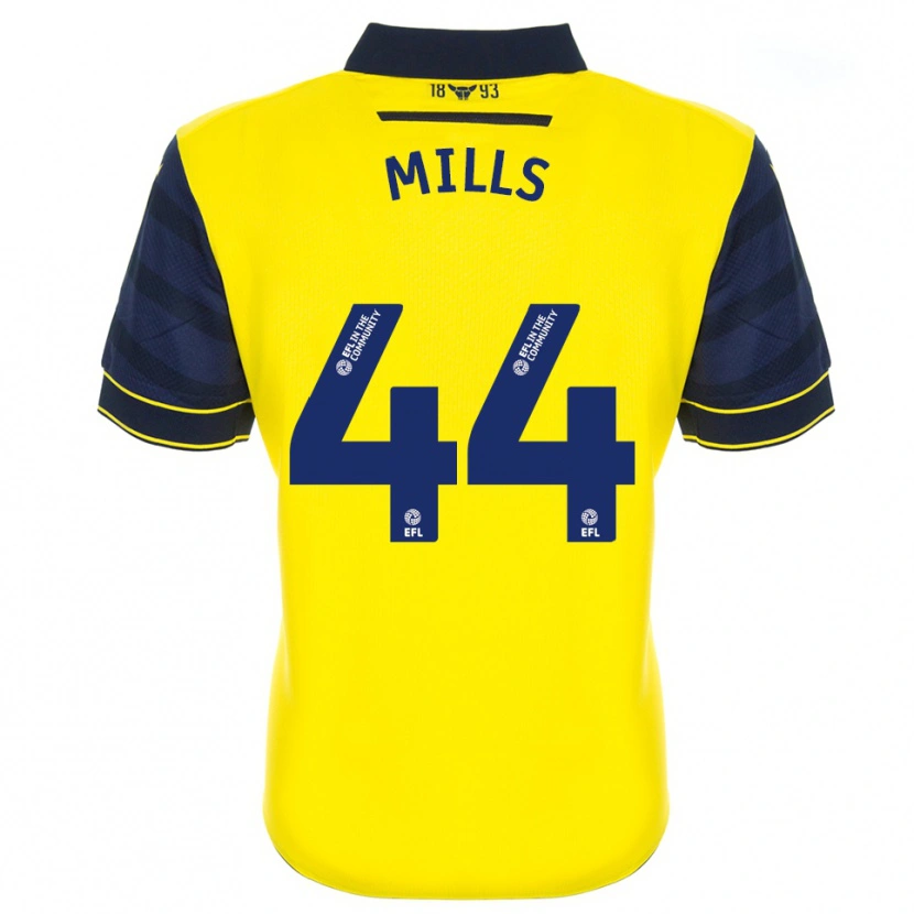 Danxen Mulher Camisola Stanley Mills #44 Amarelo Azul Marinho Principal 2025/26 Camisa Brasil