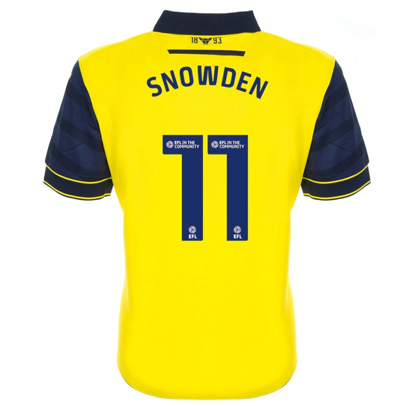 Danxen Mulher Camisola Leo Snowden #11 Amarelo Azul Marinho Principal 2025/26 Camisa Brasil