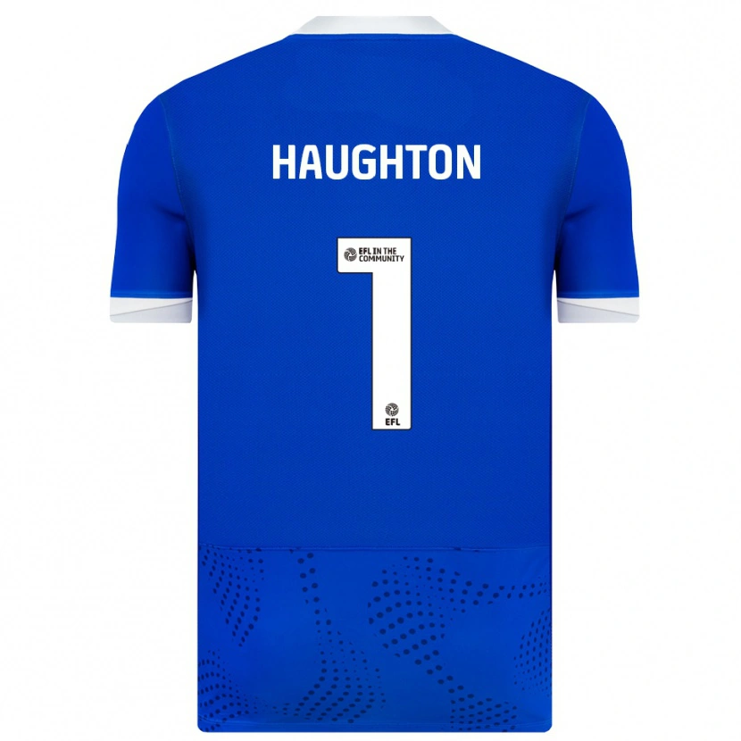 Danxen Mulher Camisola Hannah Haughton #1 Azul Branco Principal 2025/26 Camisa Brasil