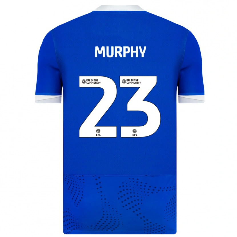 Danxen Mulher Camisola Josh Murphy #23 Azul Branco Principal 2025/26 Camisa Brasil