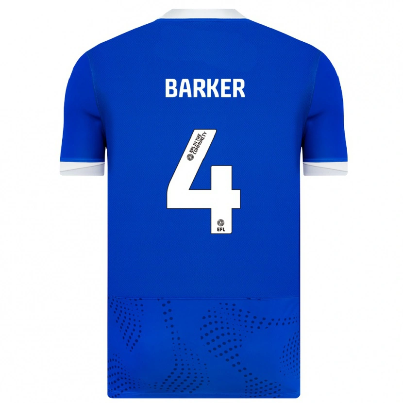 Danxen Mulher Camisola Sophie Barker #4 Azul Branco Principal 2025/26 Camisa Brasil