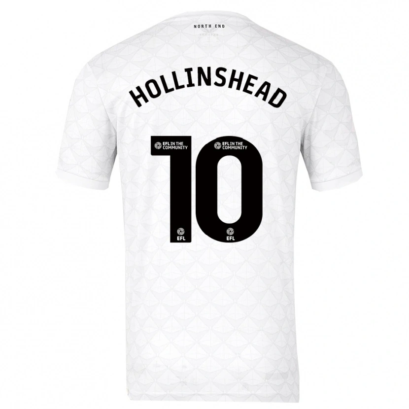 Danxen Mulher Camisola Emily Hollinshead #10 Branco Vermelho Principal 2025/26 Camisa Brasil