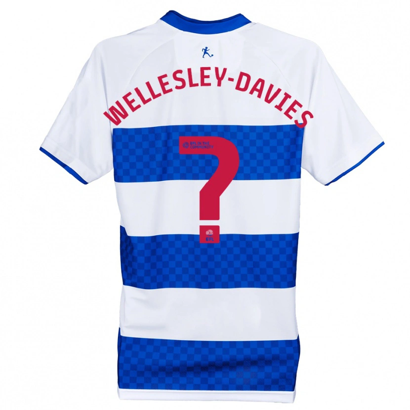 Danxen Mulher Camisola Lilly Wellesley-Davies #0 Azul Branco Principal 2025/26 Camisa Brasil