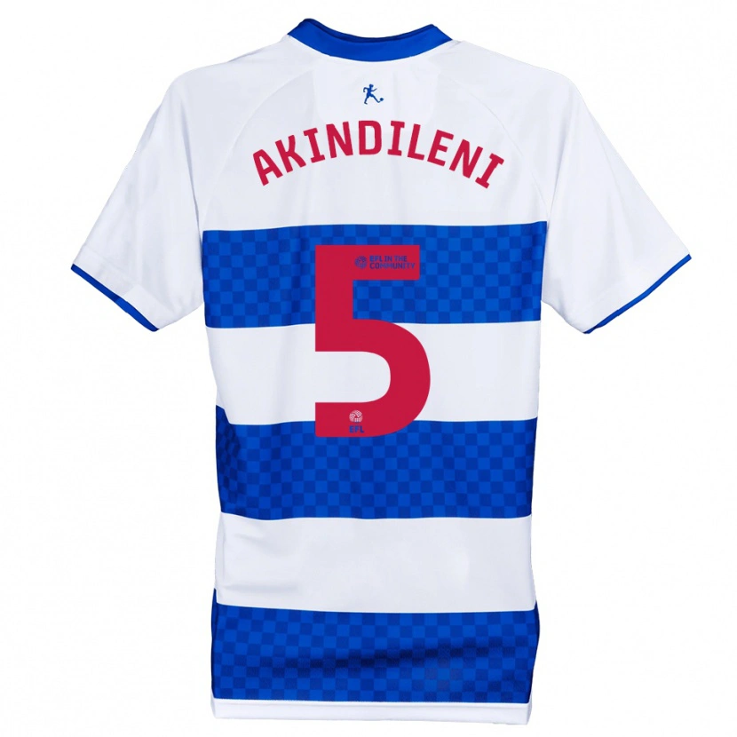Danxen Mulher Camisola Timothy Akindileni #5 Azul Branco Principal 2025/26 Camisa Brasil
