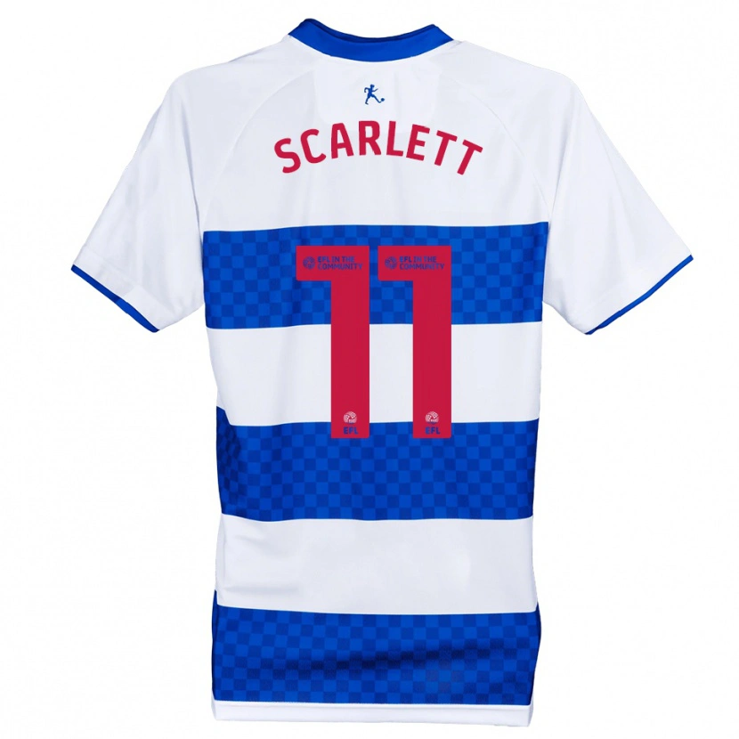Danxen Mulher Camisola Leon Scarlett #11 Azul Branco Principal 2025/26 Camisa Brasil