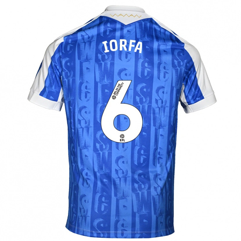 Danxen Mulher Camisola Dominic Iorfa #6 Azul Branco Principal 2025/26 Camisa Brasil