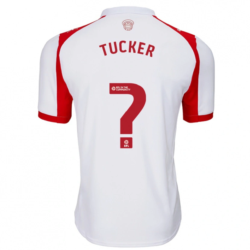 Danxen Mulher Camisola Ruby Tucker #0 Branco Vermelho Principal 2025/26 Camisa Brasil