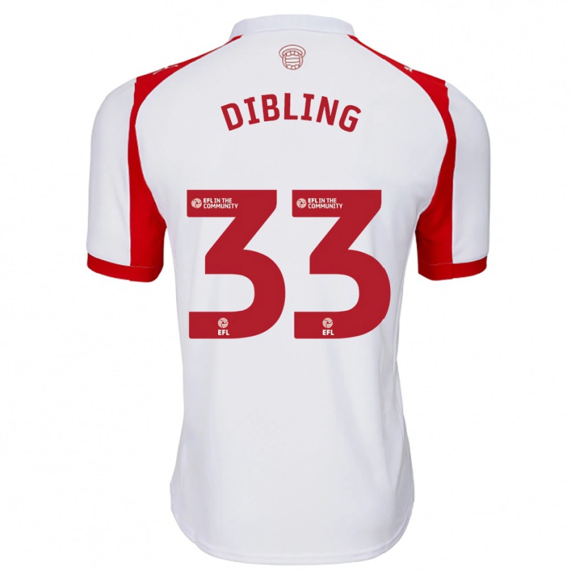 Danxen Mulher Camisola Tyler Dibling #33 Branco Vermelho Principal 2025/26 Camisa Brasil