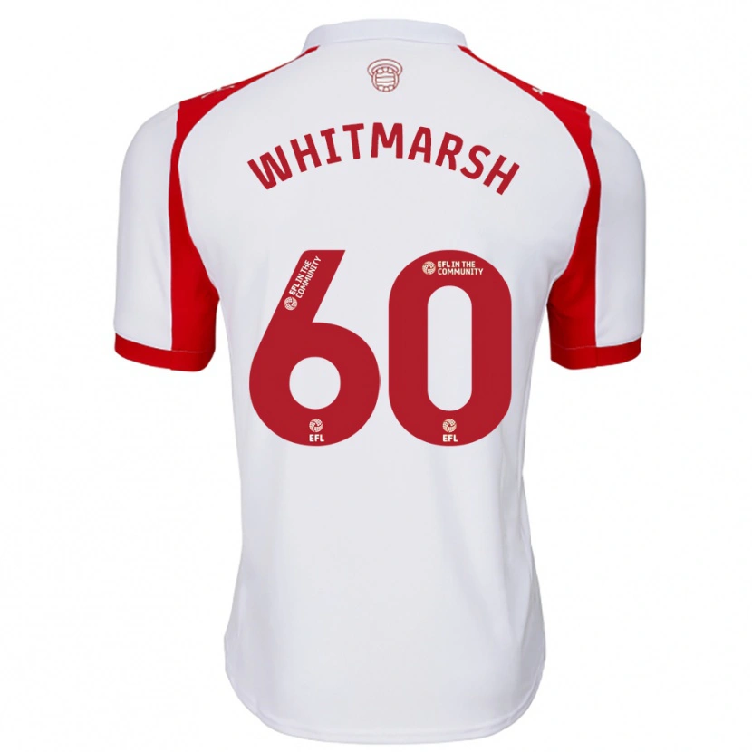 Danxen Mulher Camisola Joe O'brien-Whitmarsh #60 Branco Vermelho Principal 2025/26 Camisa Brasil