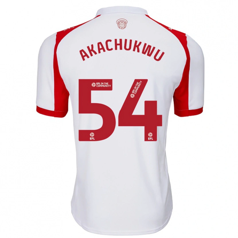 Danxen Mulher Camisola Romeo Akachukwu #54 Branco Vermelho Principal 2025/26 Camisa Brasil