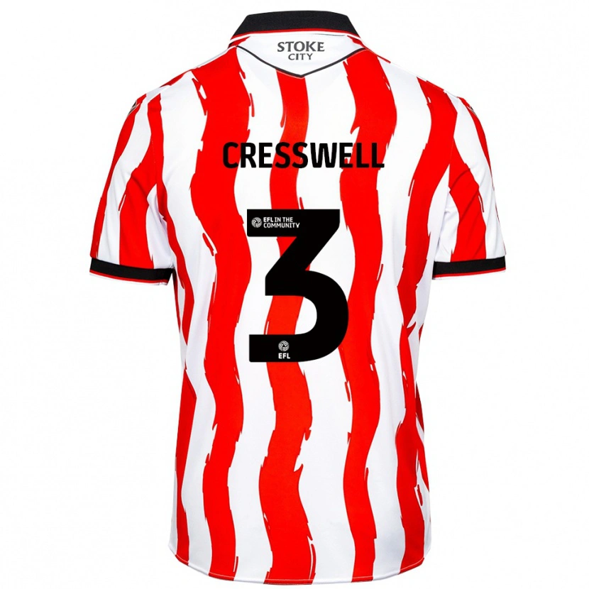 Danxen Mulher Camisola Aaron Cresswell #3 Branco Vermelho Principal 2025/26 Camisa Brasil