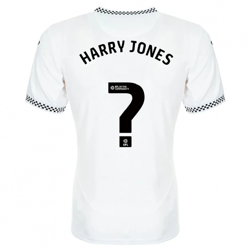 Danxen Mulher Camisola Harry Jones #0 Branco Laranja Principal 2025/26 Camisa Brasil