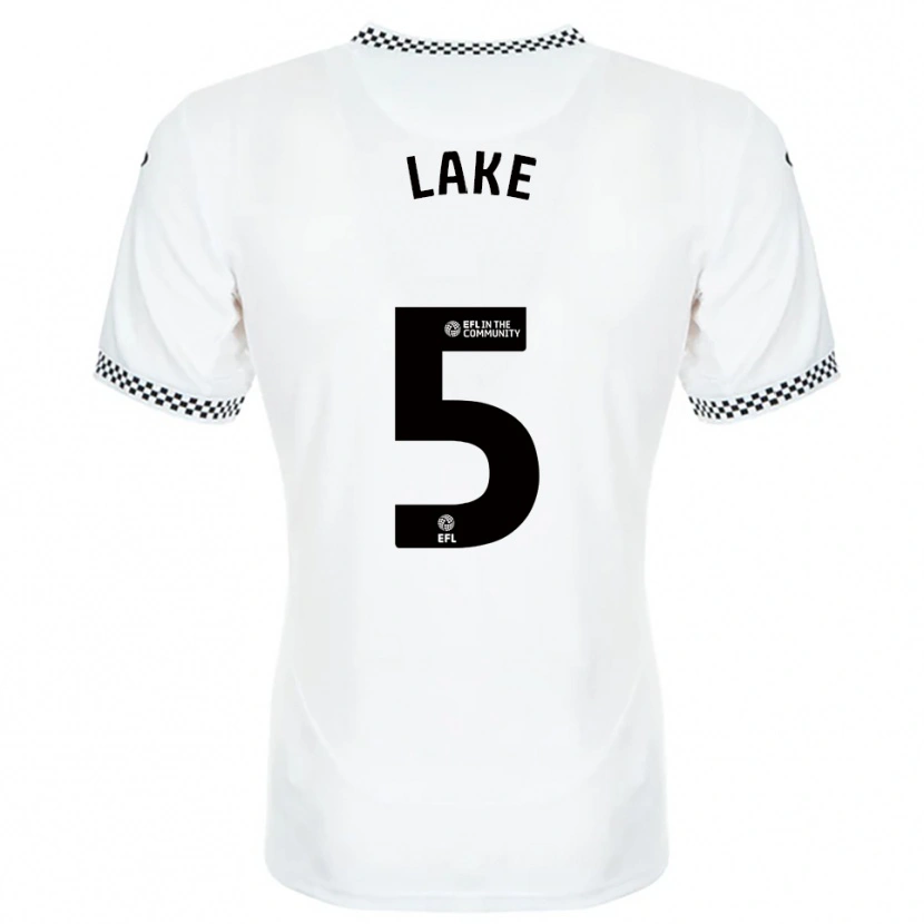 Danxen Mulher Camisola Ellie Lake #5 Branco Laranja Principal 2025/26 Camisa Brasil