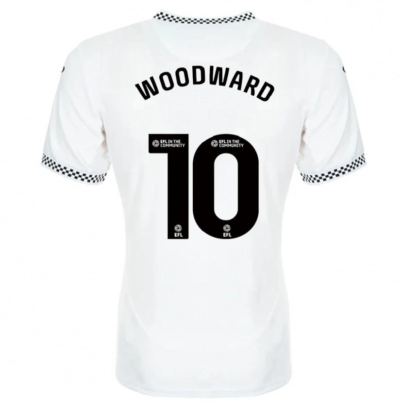 Danxen Mulher Camisola Thomas Woodward #10 Branco Laranja Principal 2025/26 Camisa Brasil