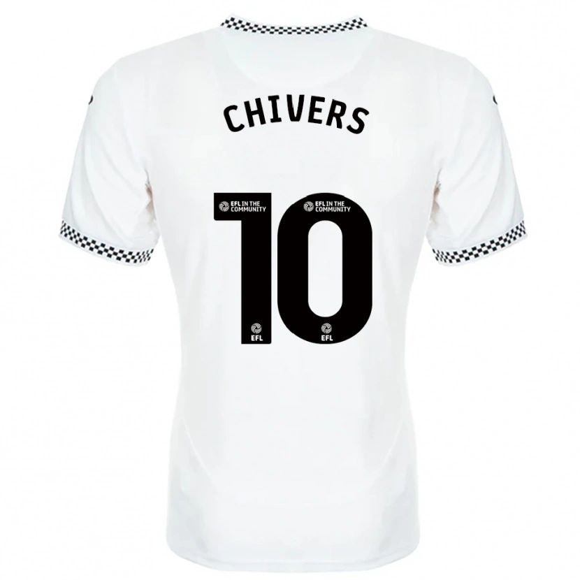 Danxen Mulher Camisola Chloe Chivers #10 Branco Laranja Principal 2025/26 Camisa Brasil