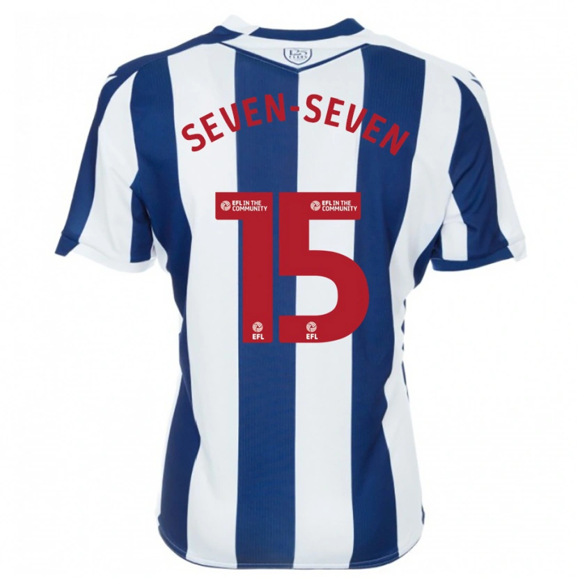 Danxen Mulher Camisola Justin Seven-Seven #15 Azul Marinho Branco Principal 2025/26 Camisa Brasil