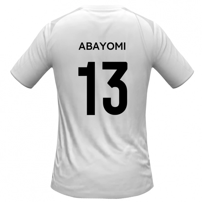 Danxen Mulher Camisola Koju Abayomi #13 Branco Cinza Principal 2025/26 Camisa Brasil