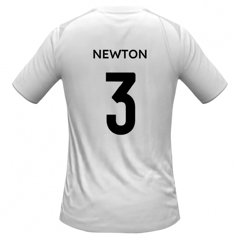 Danxen Mulher Camisola Joe Newton #3 Branco Cinza Principal 2025/26 Camisa Brasil