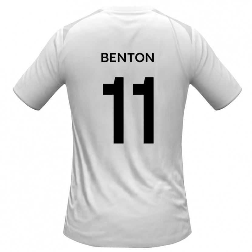 Danxen Mulher Camisola Jon Benton #11 Branco Cinza Principal 2025/26 Camisa Brasil