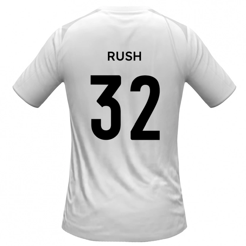 Danxen Mulher Camisola Matt Rush #32 Branco Cinza Principal 2025/26 Camisa Brasil