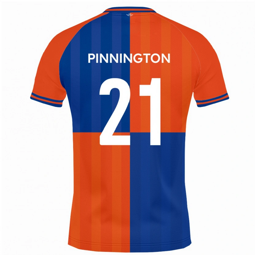 Danxen Mulher Camisola Jacob Pinnington #21 Laranja Azul Royal Principal 2025/26 Camisa Brasil