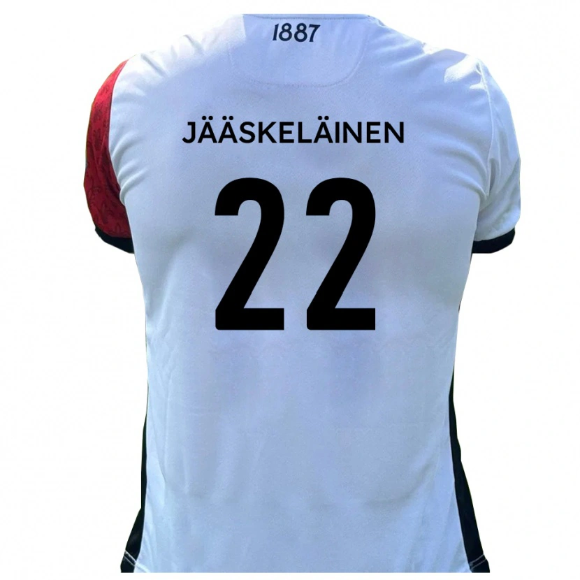 Danxen Mulher Camisola Will Jääskeläinen #22 Vermelho Branco Principal 2025/26 Camisa Brasil