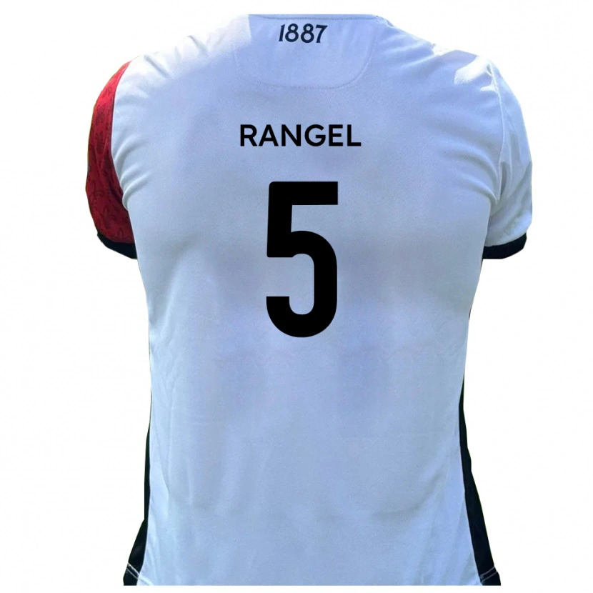 Danxen Mulher Camisola Chris Rangel #5 Vermelho Branco Principal 2025/26 Camisa Brasil