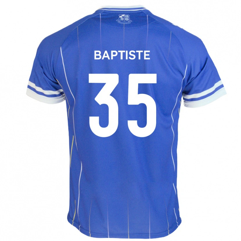 Danxen Mulher Camisola Dante Baptiste #35 Azul Real Principal 2025/26 Camisa Brasil