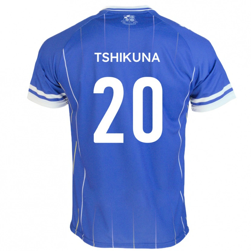 Danxen Mulher Camisola Nathan Tshikuna #20 Azul Real Principal 2025/26 Camisa Brasil