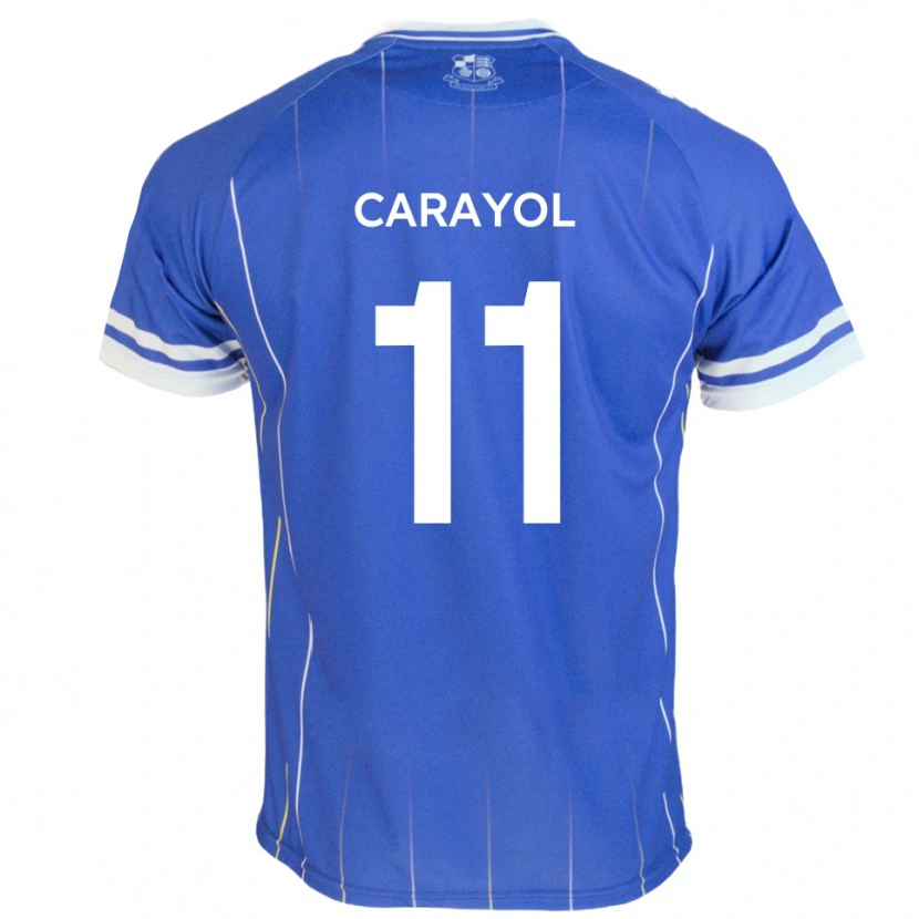 Danxen Mulher Camisola Mustapha Carayol #11 Azul Real Principal 2025/26 Camisa Brasil