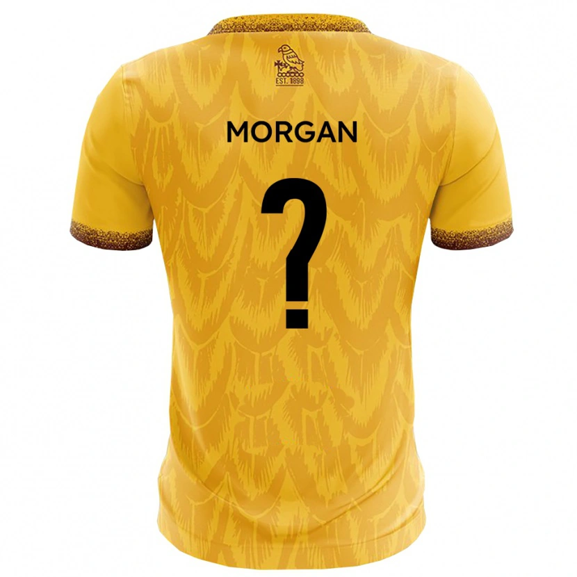 Danxen Mulher Camisola Kai Morgan #0 Amarelo Marrom Principal 2025/26 Camisa Brasil