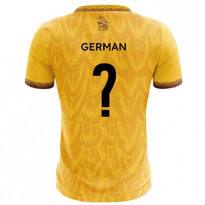 Danxen Mulher Camisola Millie German #0 Amarelo Marrom Principal 2025/26 Camisa Brasil